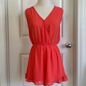 Nordstrom Astr Orange Romper